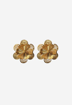 Gaia rose earrings