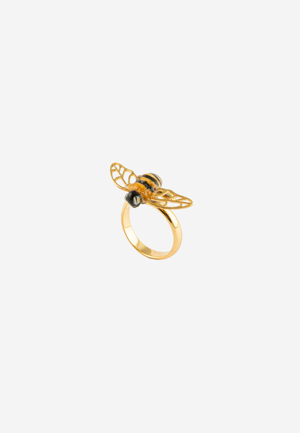 Bee golden wings ring