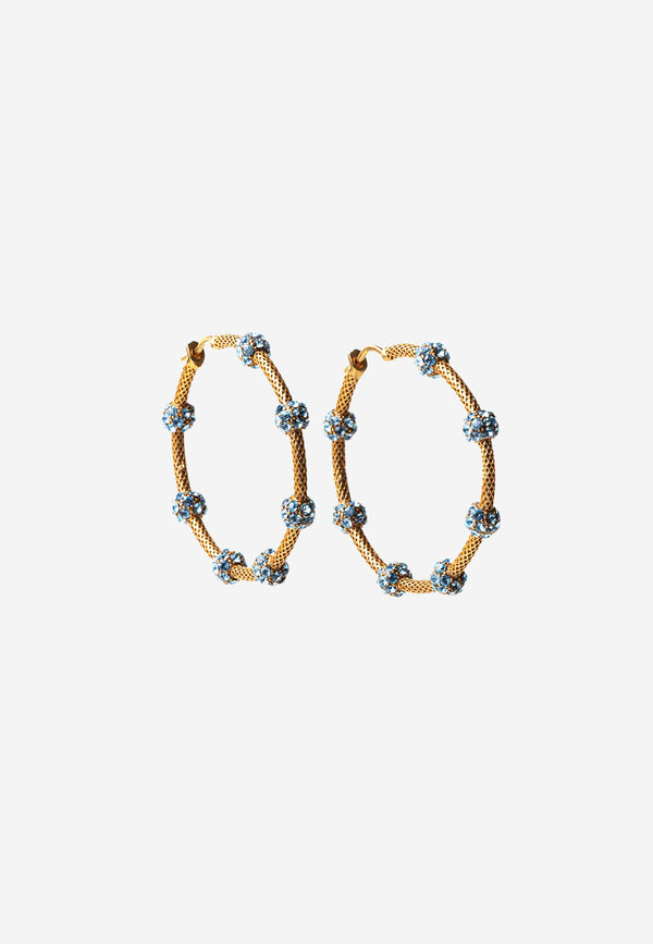 Reef aquamarine earrings