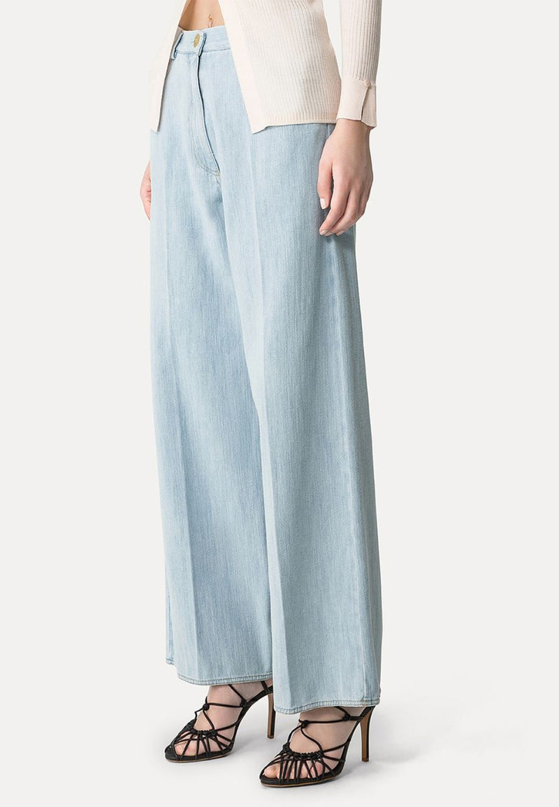 Cotton Denim Calvary 5 Pockets Pants