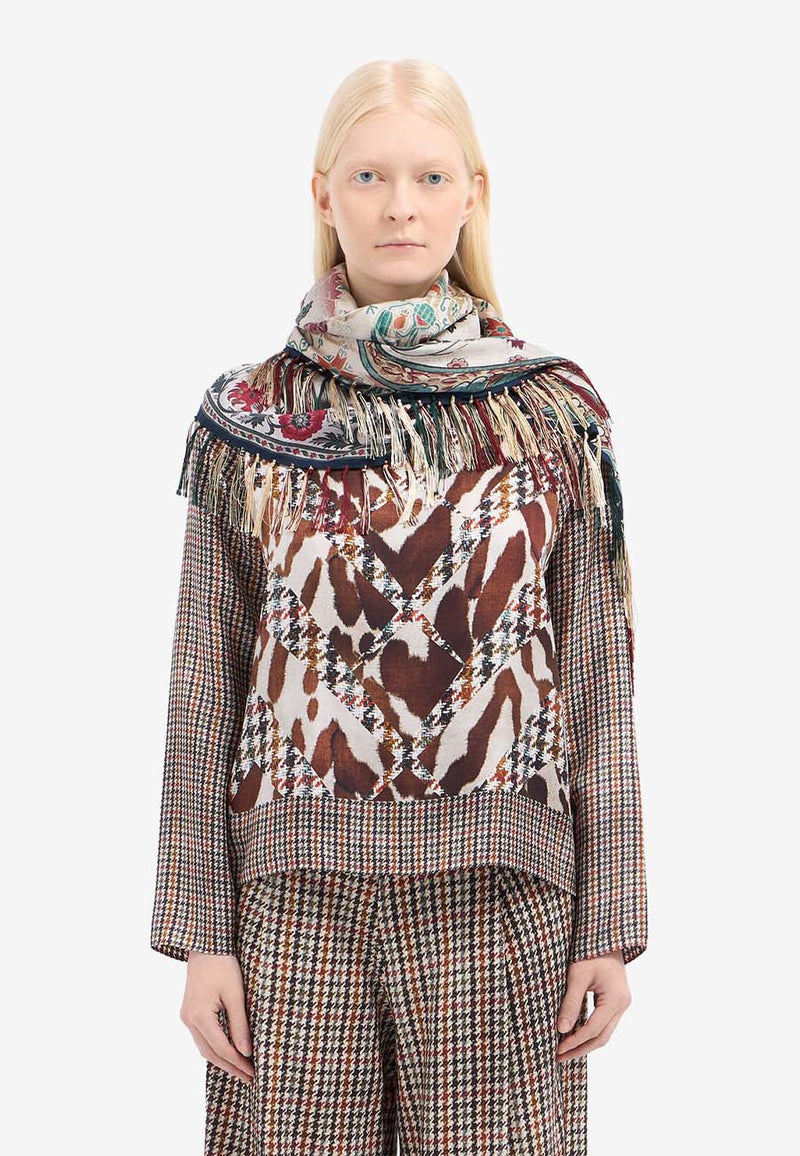 Aloeuw Shawl Scarf 100x100