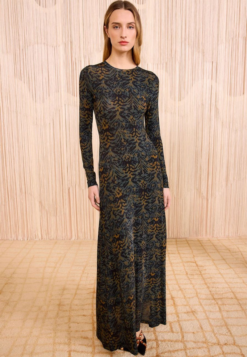 Amari Jersey Long Sleeve Dress