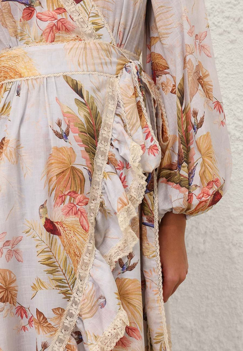 Ascension Frill Midi Dress