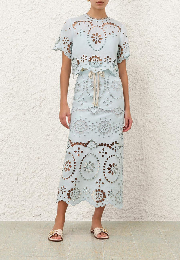 Awaken Embroidered Skirt