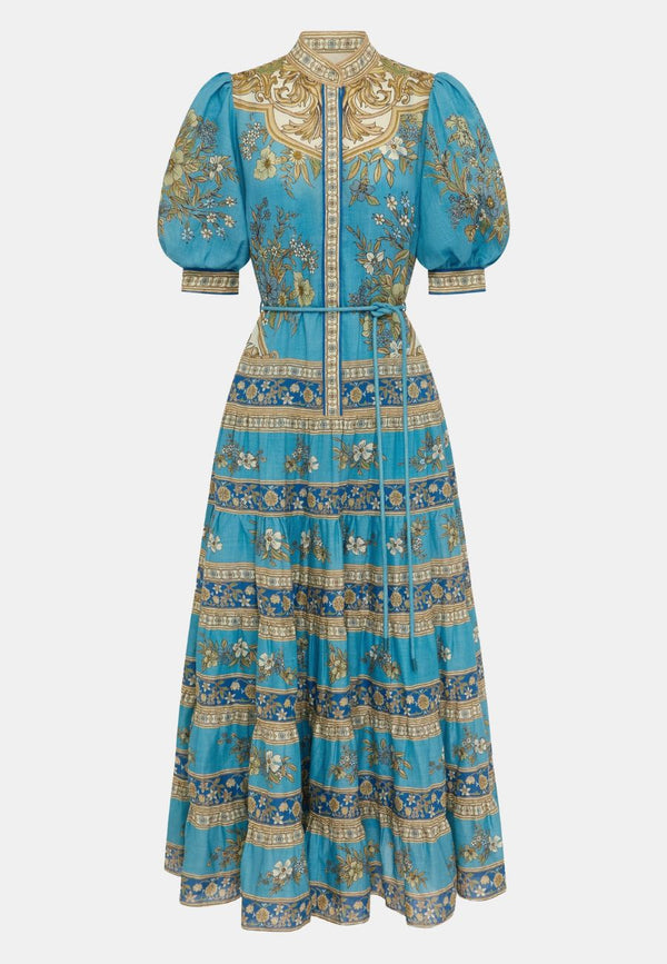 Cassie Tiered Midi Dress