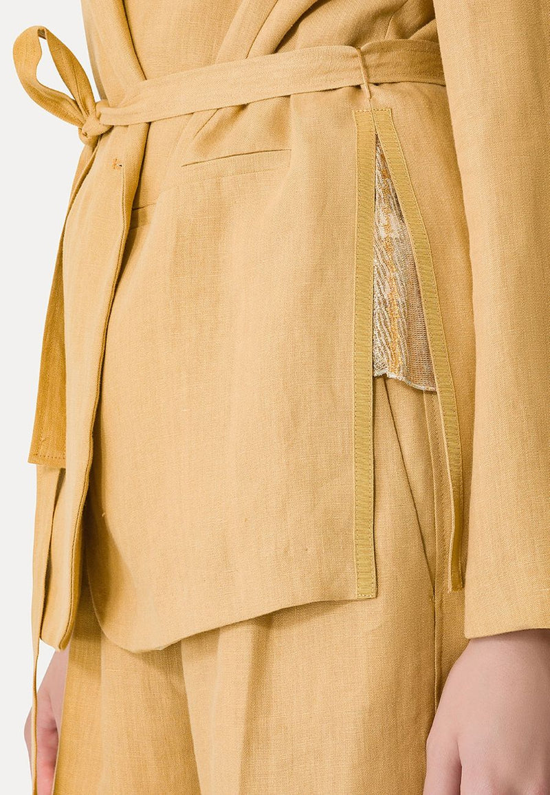 Chic Belted Jacket