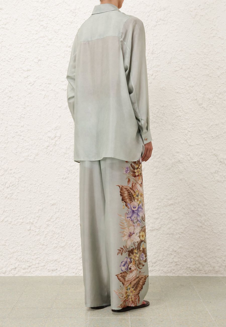 パンツ ZIMMERMANN COCO RELAXED PANT Zimmermann Coco Relaxed Pant, Sage Multi Floral | Salt