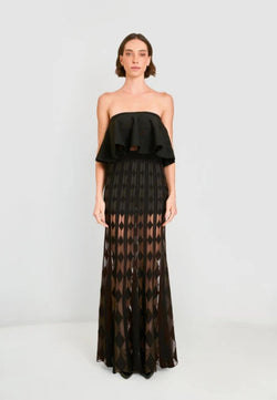 Enif Partial Long Skirt