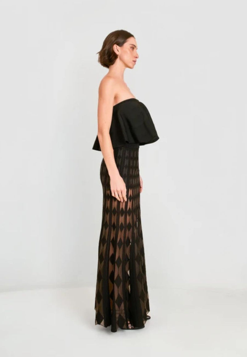 Enif Partial Long Skirt