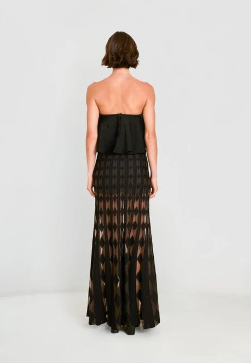 Enif Partial Long Skirt