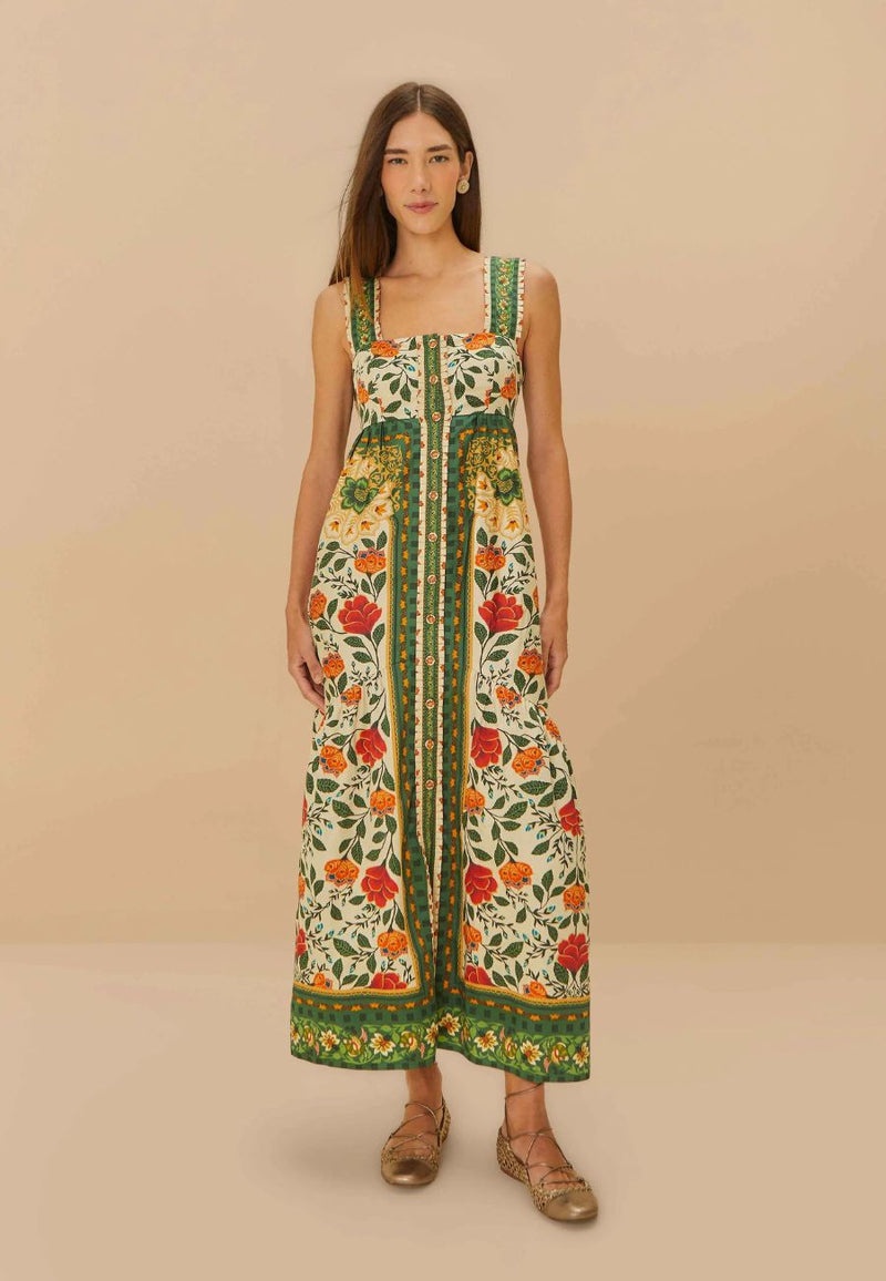 Garden Tapestry Maxi Dress