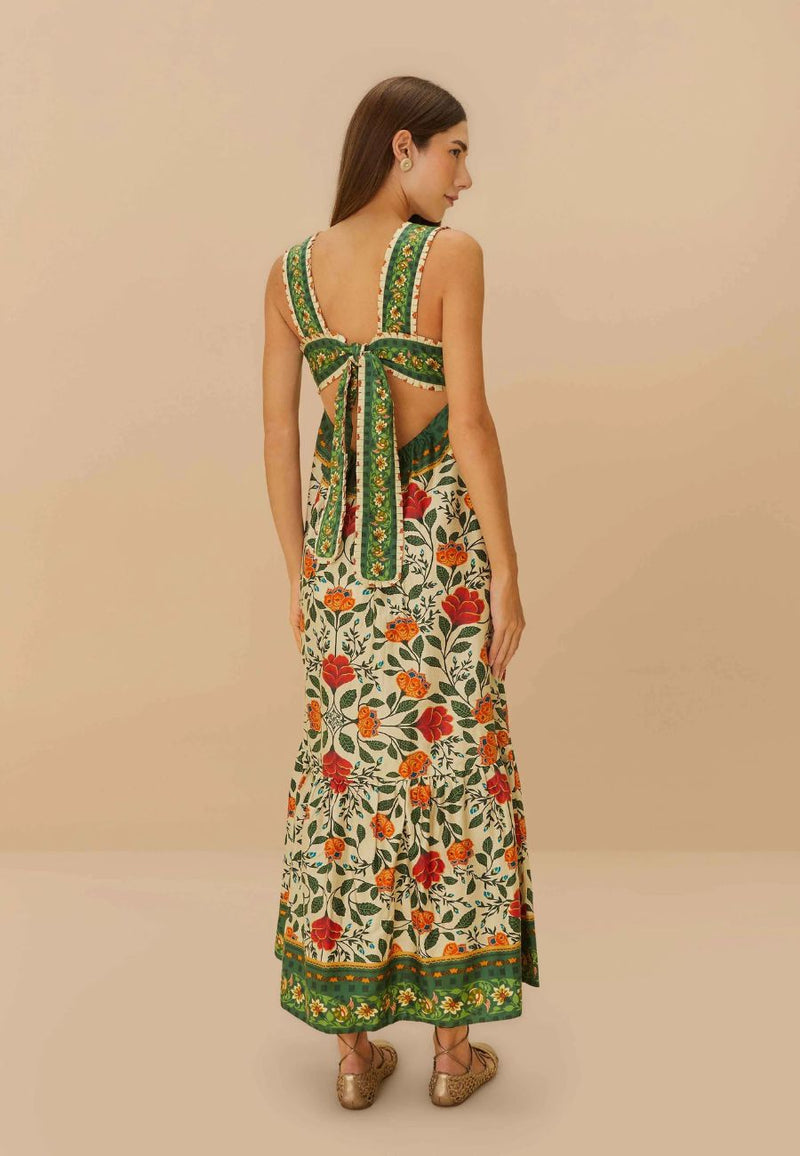Garden Tapestry Maxi Dress