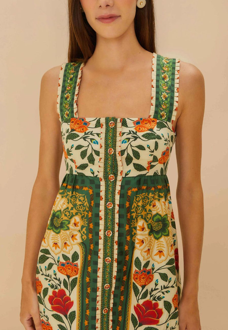 Garden Tapestry Maxi Dress