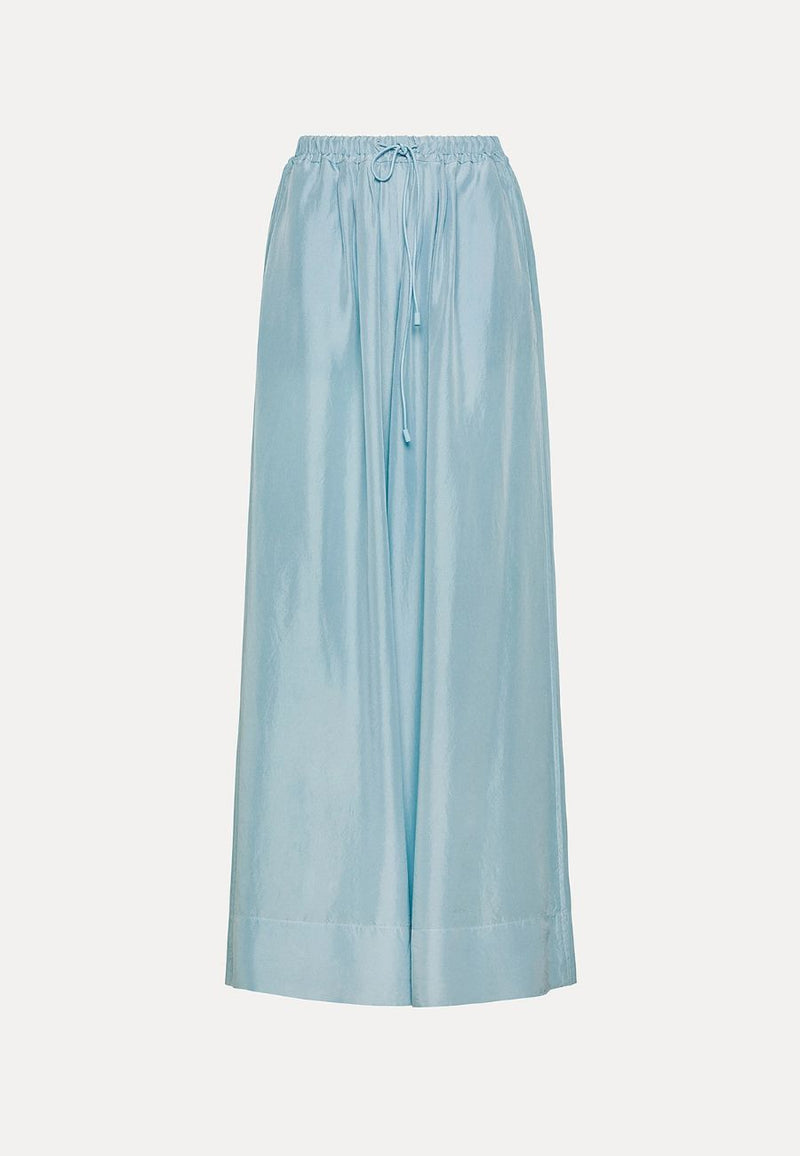 Habotai Silk Drawstring Pants