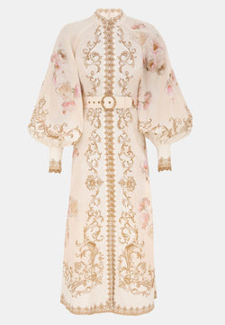 Hypnotic Buttoned Midi Dress