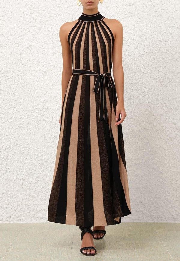 Hypnotic Halter Midi Dress