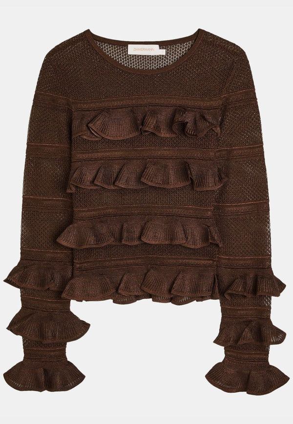 Hypnotic Lace Frill Top