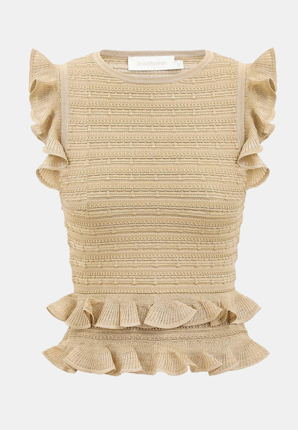 Hypnotic Lace Knit Halter Top