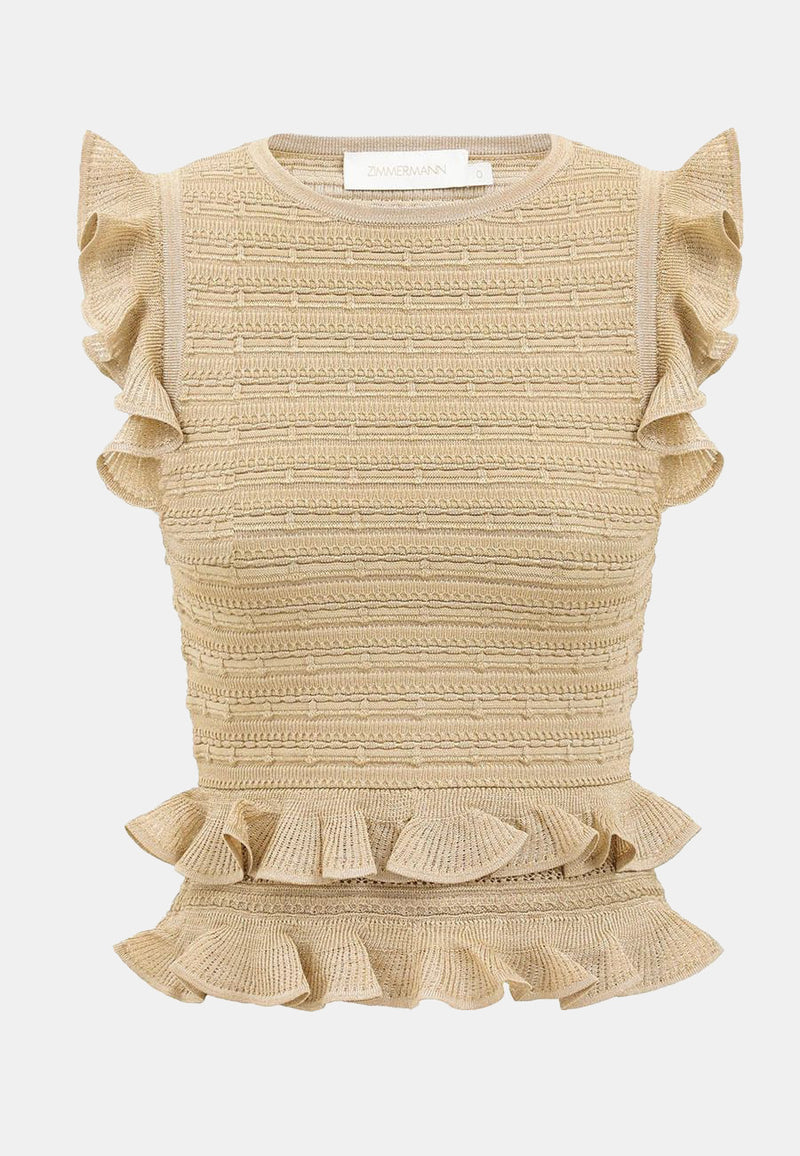 Hypnotic Lace Knit Halter Top