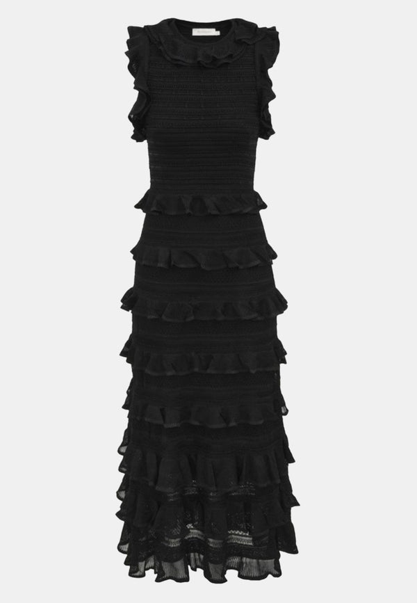 Hypnotic Lace Knit Racer Dress