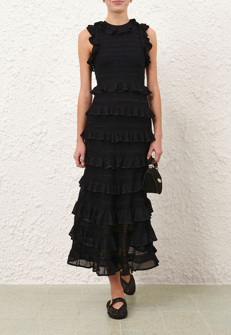 Hypnotic Lace Knit Racer Dress