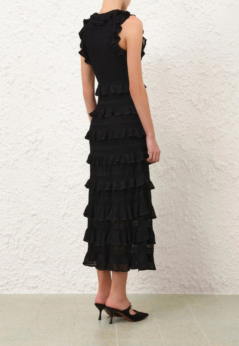 Hypnotic Lace Knit Racer Dress