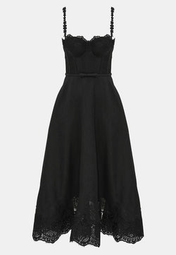 Hypnotic Lace Trim Gown