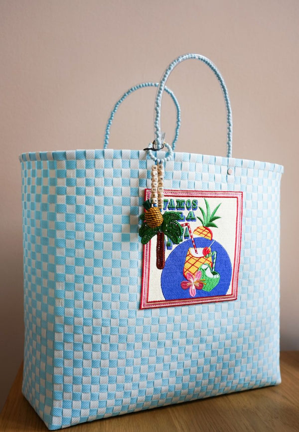 Large Vamos a la Playa Tote Bag