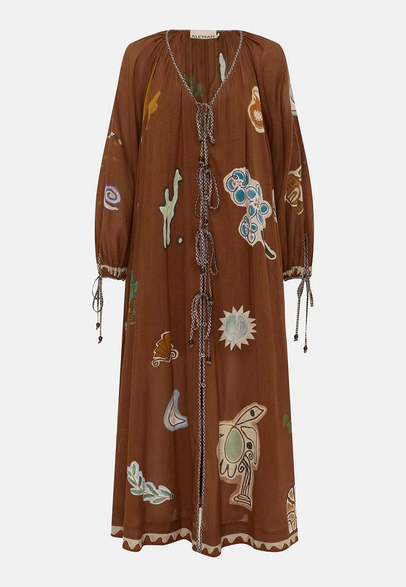 Laurence Tie Front Shirtdress