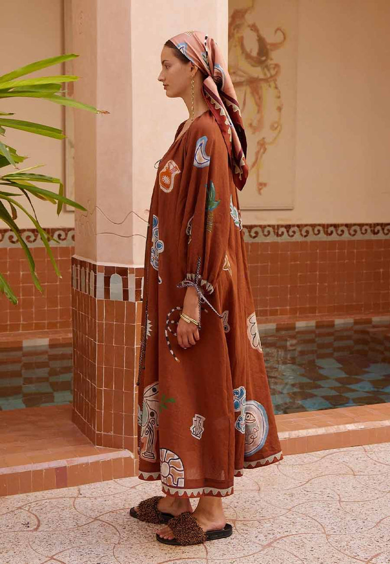 Laurence Tie Front Shirtdress