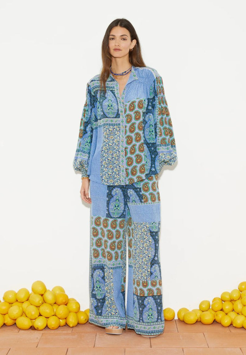 Onda Silk Wide Leg Pant