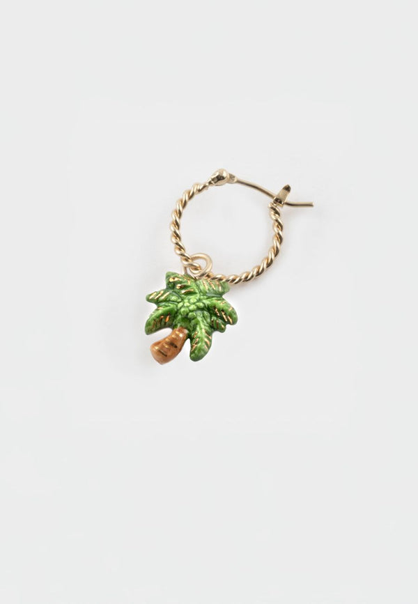 Palm tree mini earring