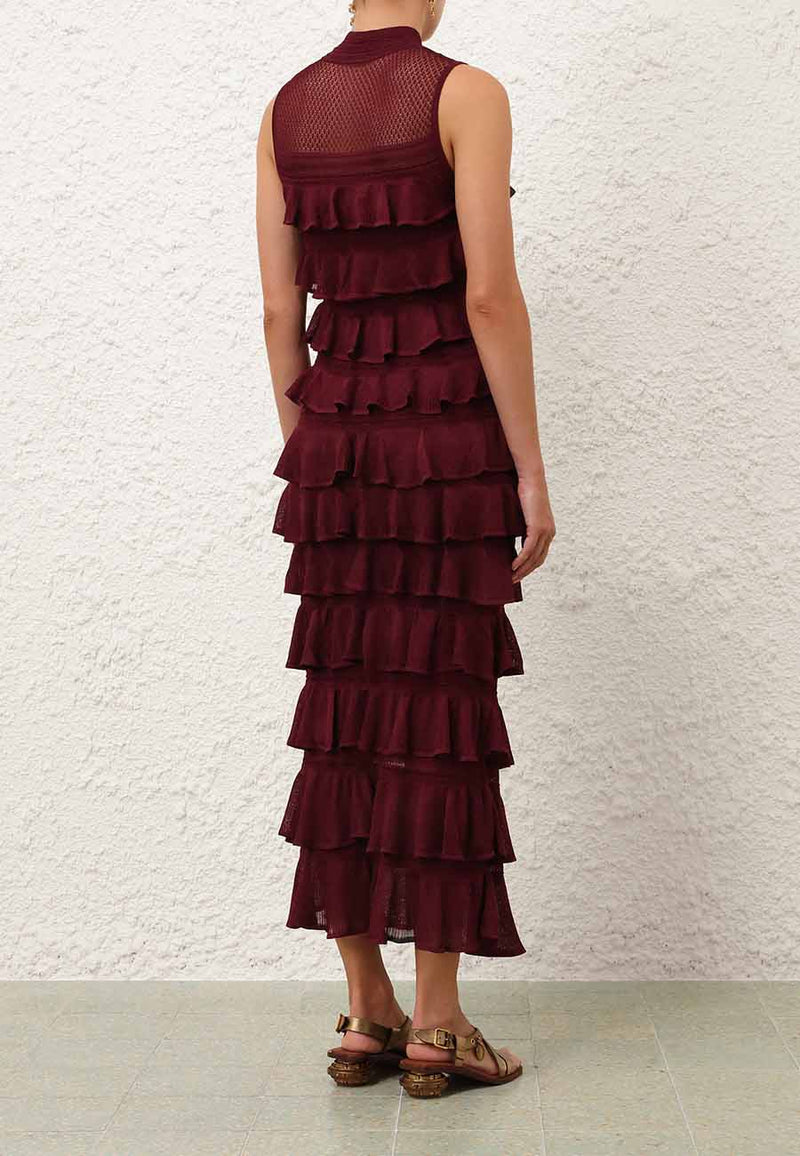 Rebellion Frill Midi Dress