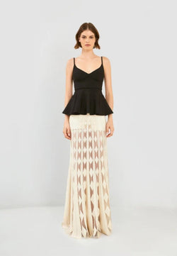 Enif Partial Long Skirt