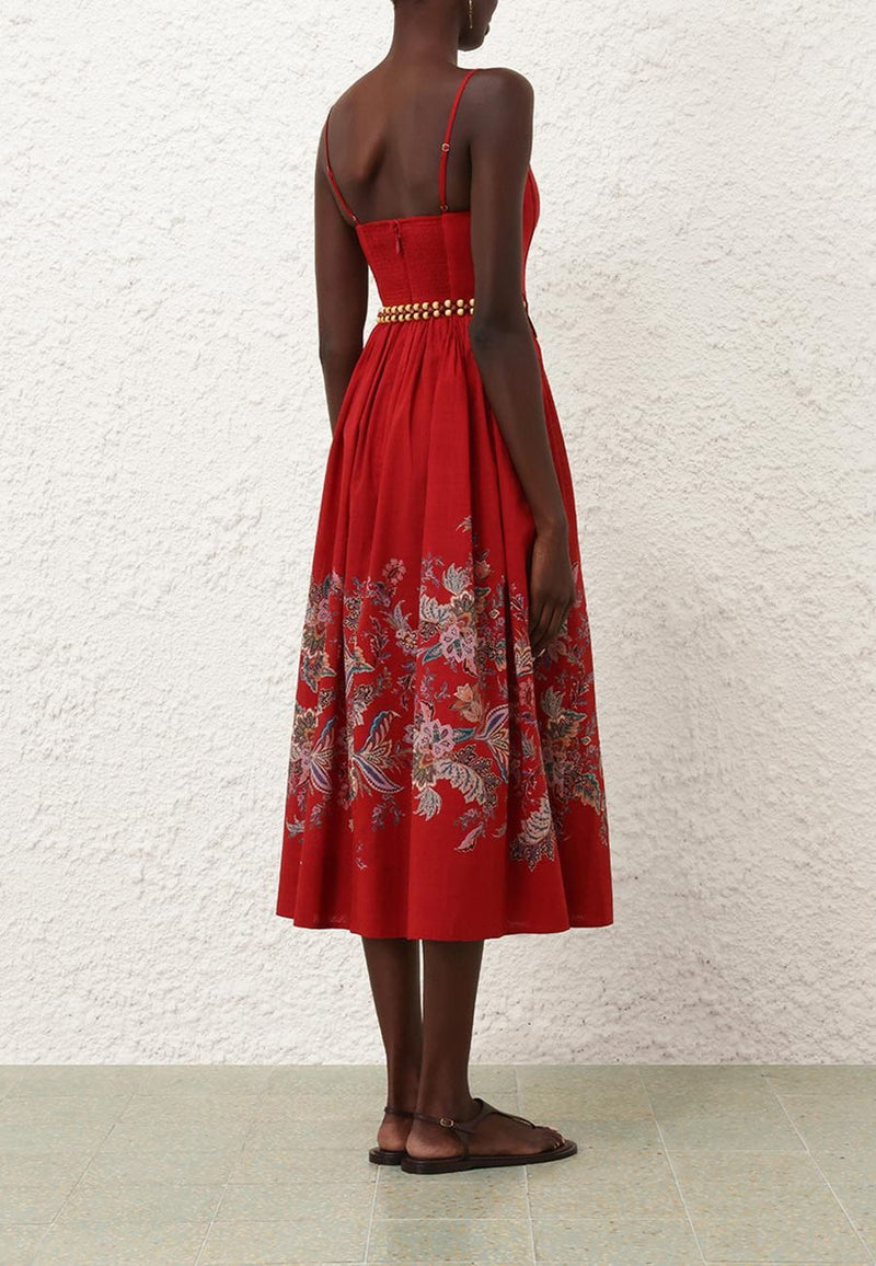 Rhiannon Corset Midi Dress