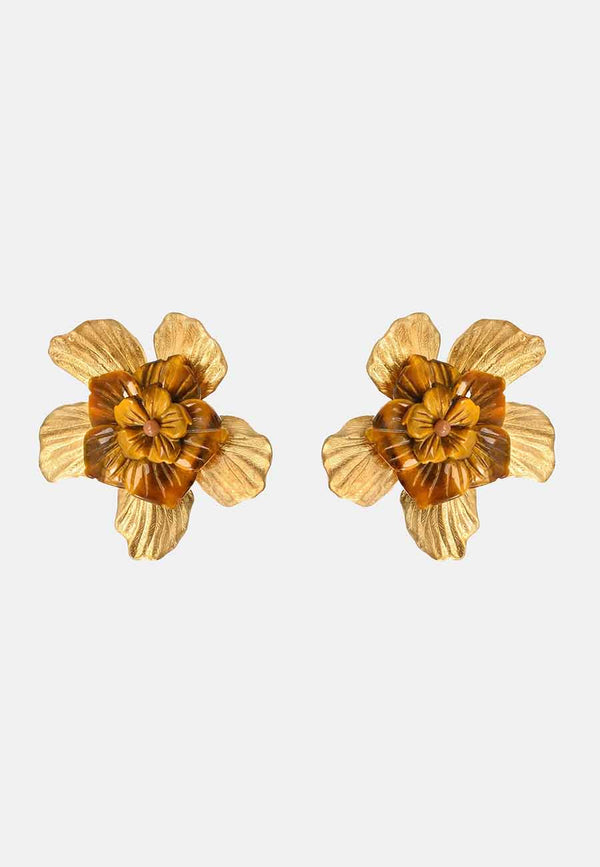 Rivet Flower Earrings