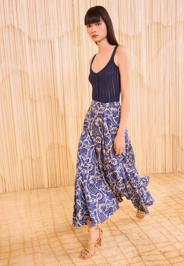 Sabina Faux Wrap Skirt