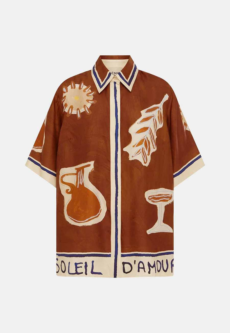 Soleil D'amour Silk Shirt