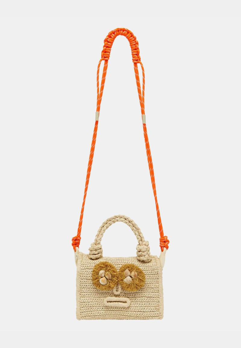 Sunlit Raffia Box Cross Body
