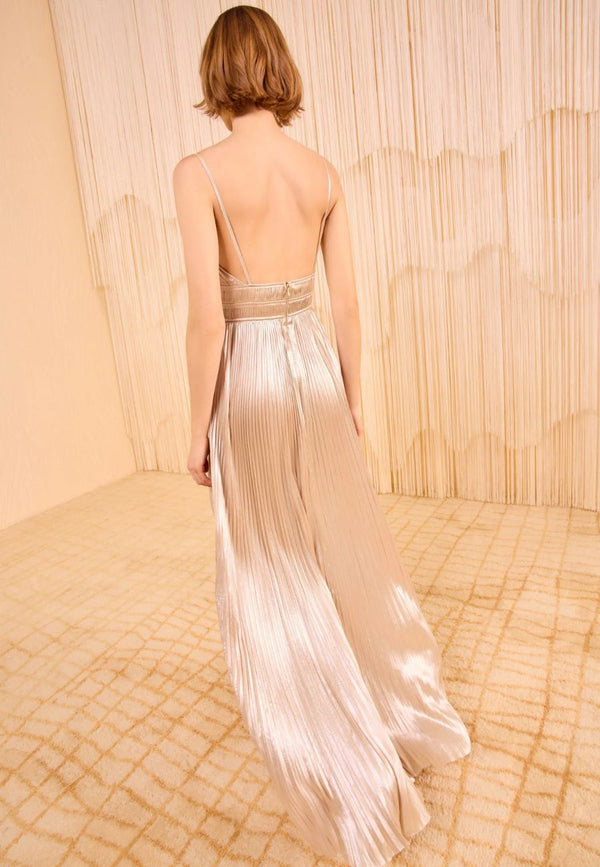 The Reine Pleated Gown