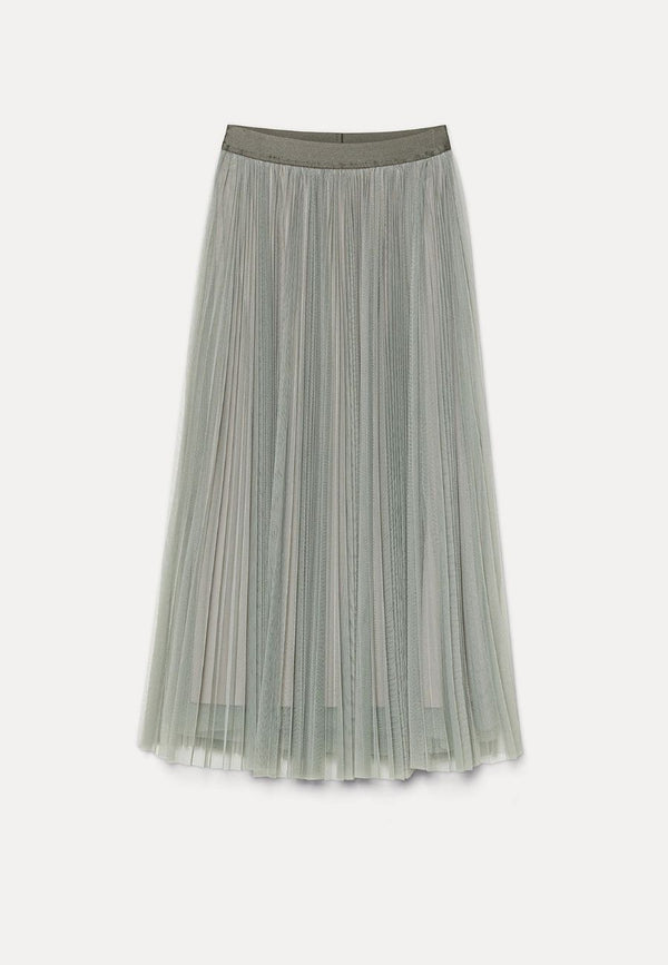 Tulle Soleil Pliss' Skirt
