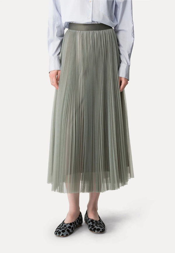 Tulle Soleil Pliss' Skirt