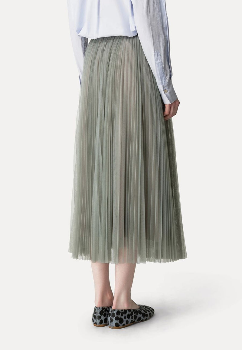 Tulle Soleil Pliss' Skirt