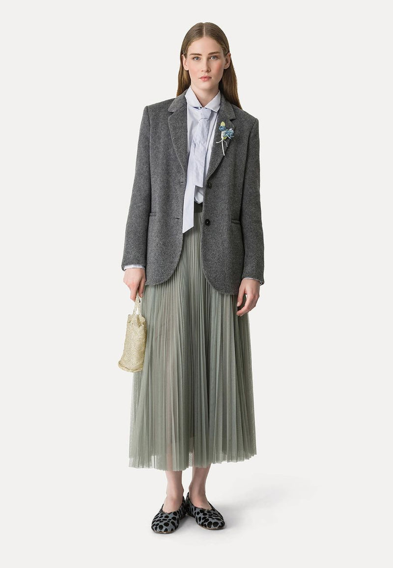 Tulle Soleil Pliss' Skirt