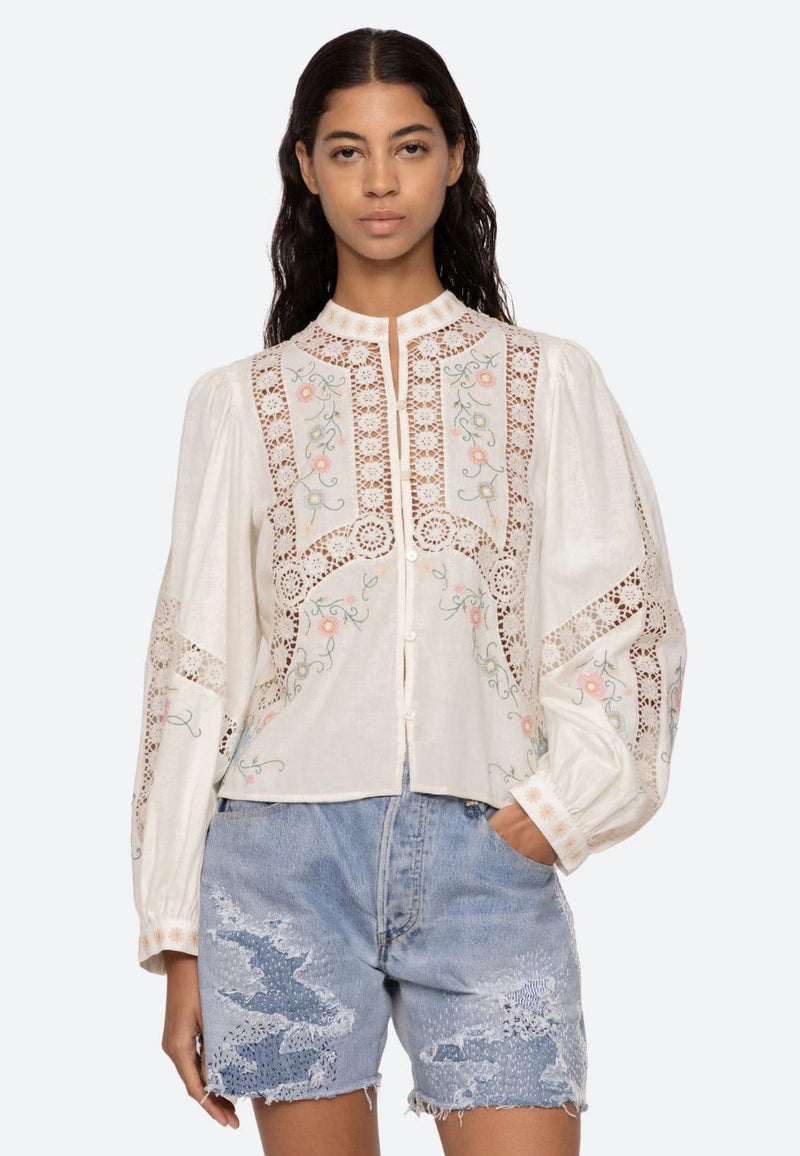 Vesna Embroidery Blouse