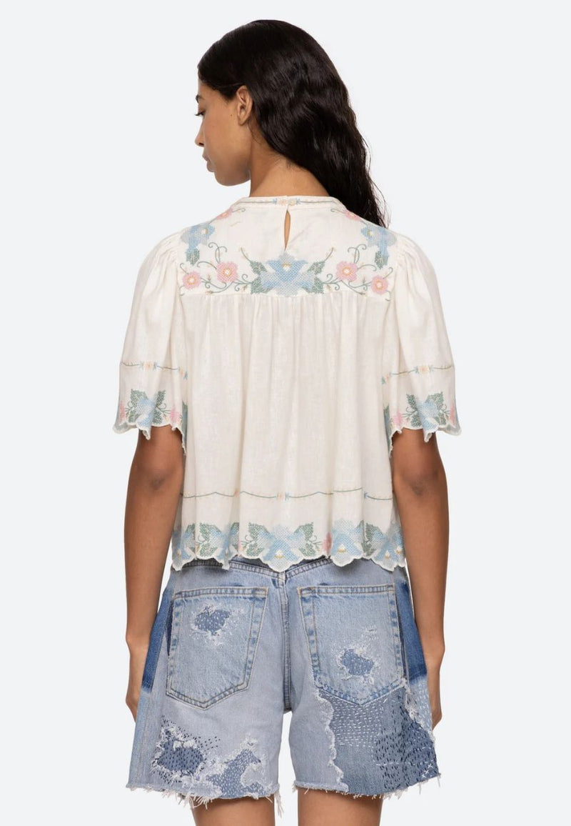 Vesna Embroidery Top