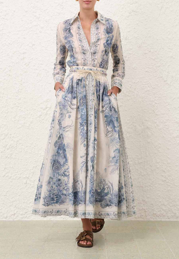 Wanderlust A-Line Maxi Skirt