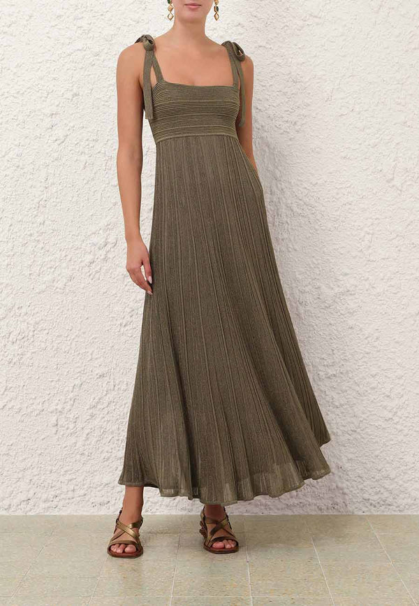 Wanderlust Metallic Maxi Dress