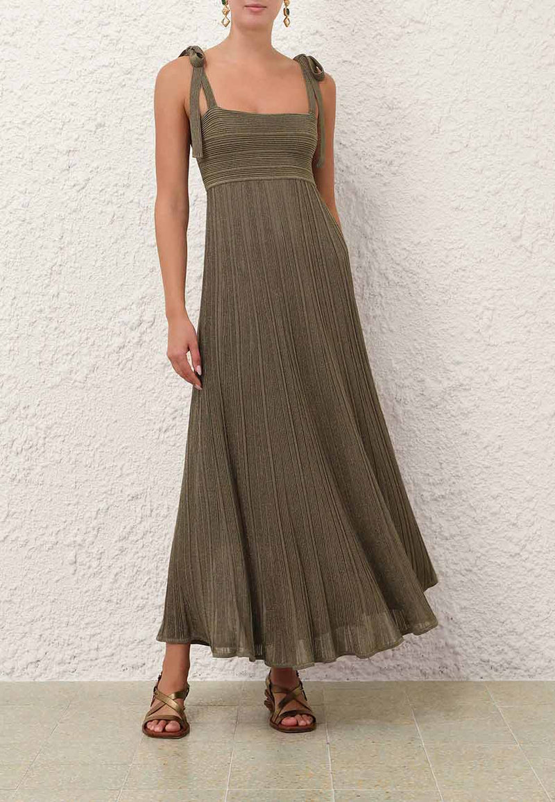 Wanderlust Metallic Maxi Dress