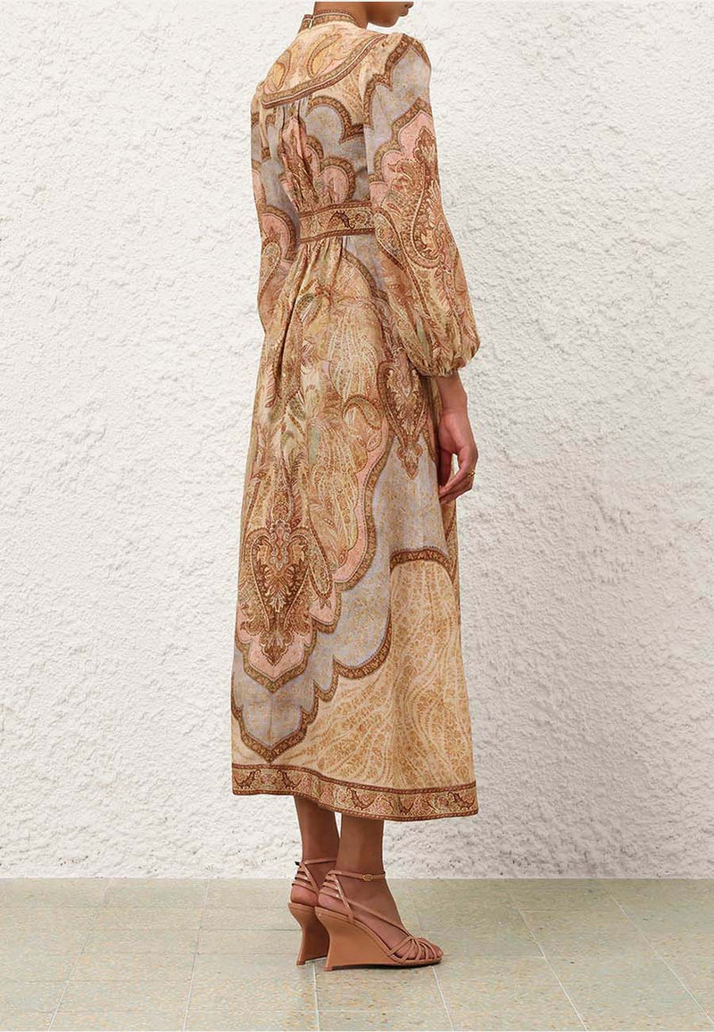 Wanderlust Plunge Midi Dress